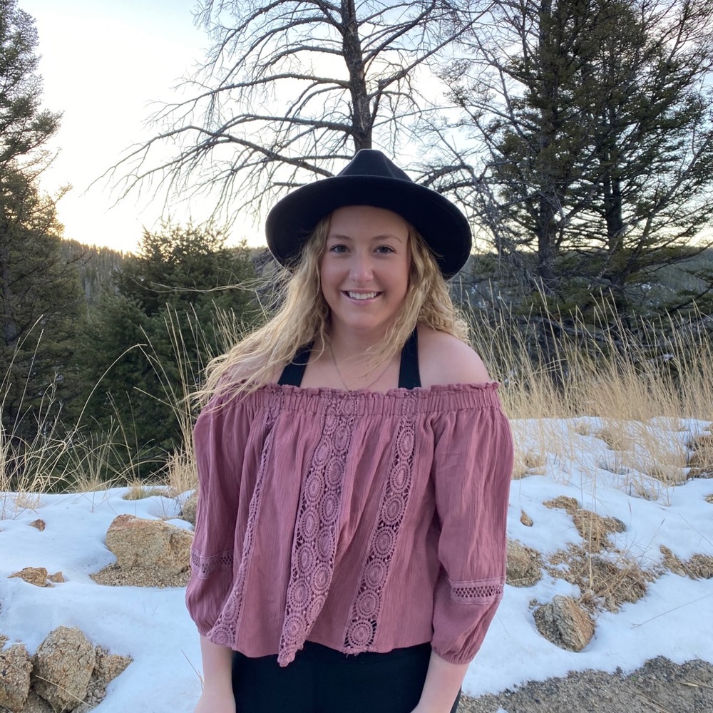 Off the shoulder shirt